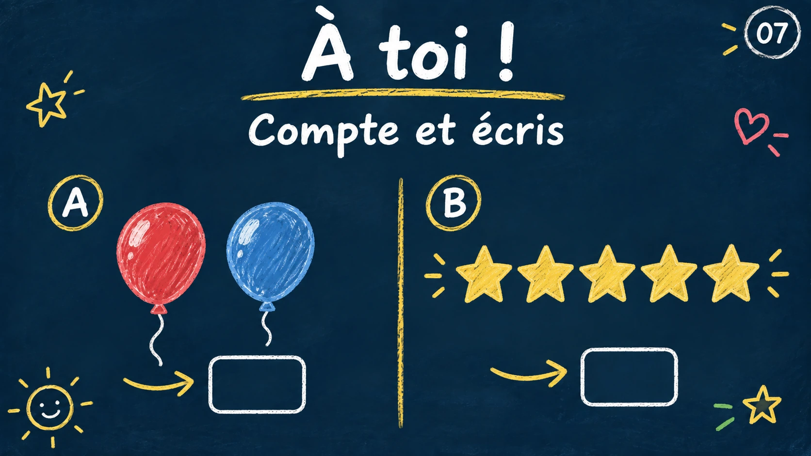 Compter de 1 à 5 — 7
