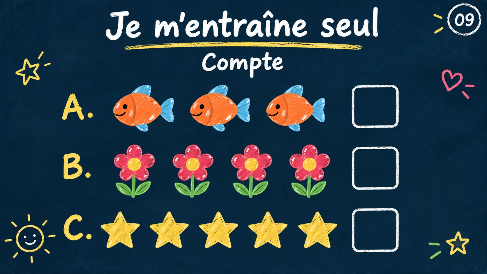 Compter de 1 à 5 — 9