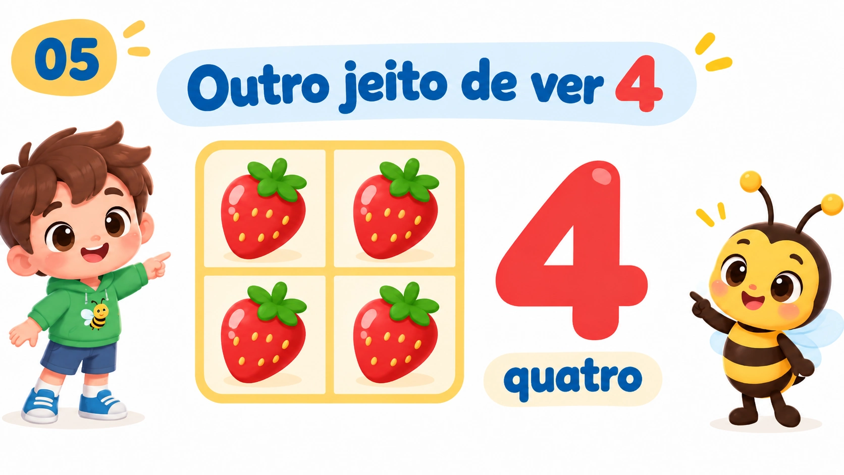 Contagem de 1 a 5 — 5