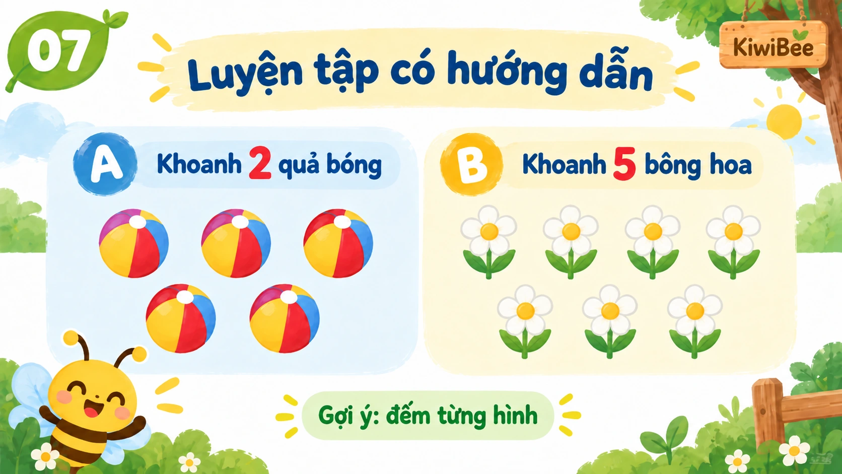 Đếm từ 1 đến 5 — 7