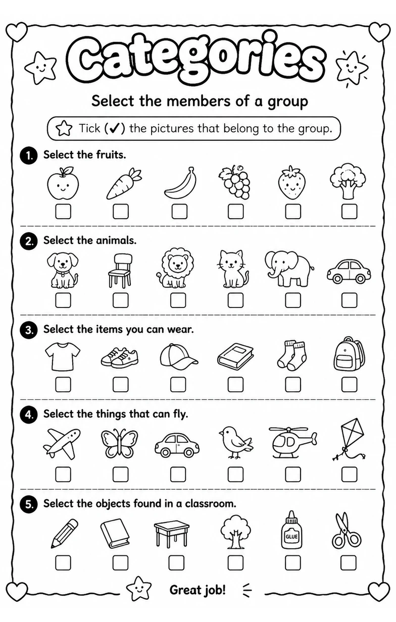 Select the members of a group