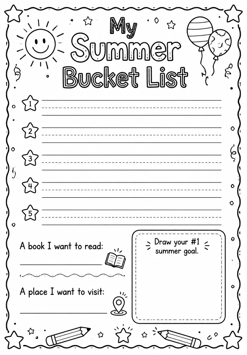 My Summer Bucket List