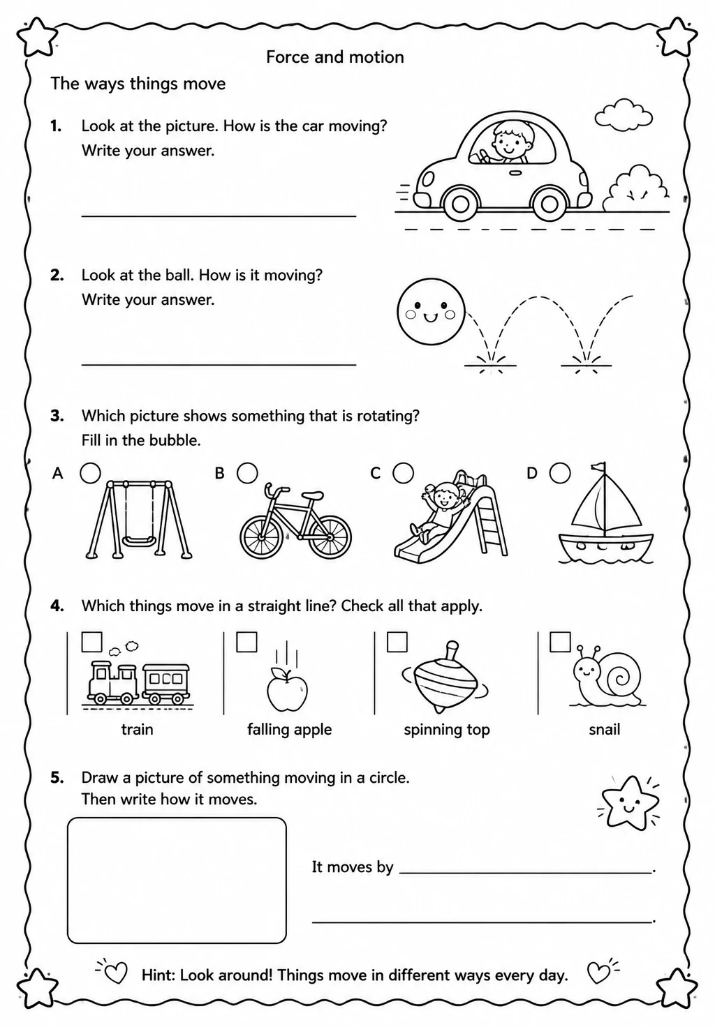 The ways things move