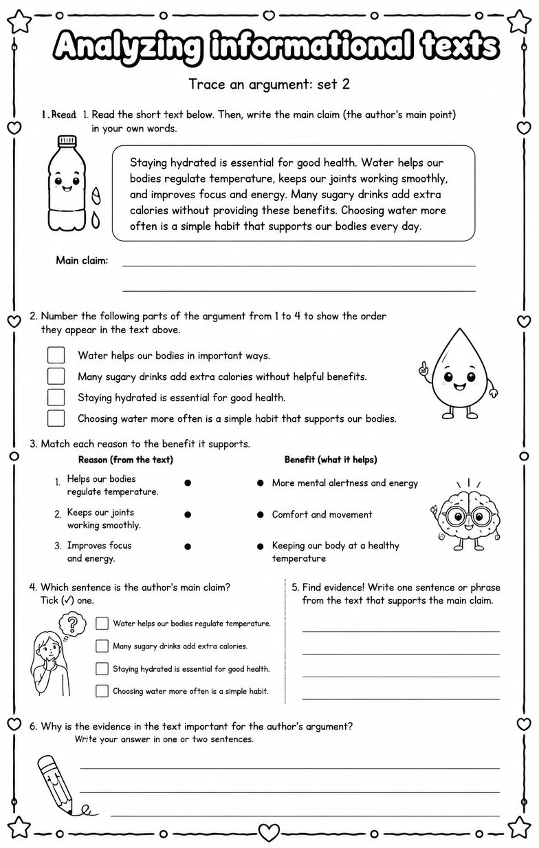 Trace an argument: set 2