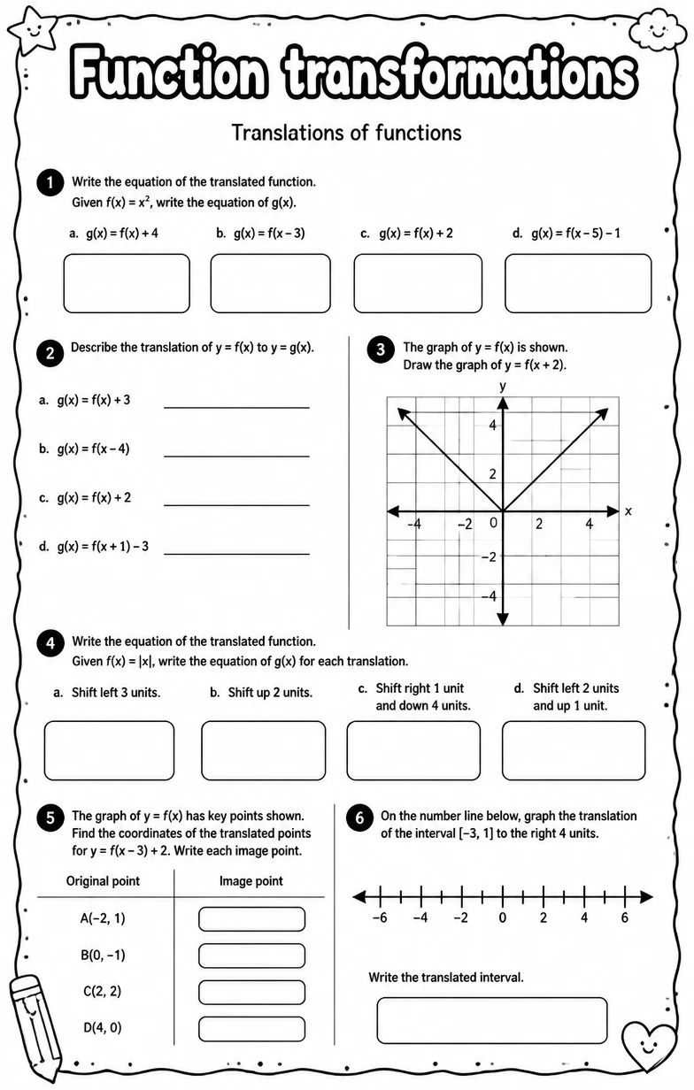 Translations of functions