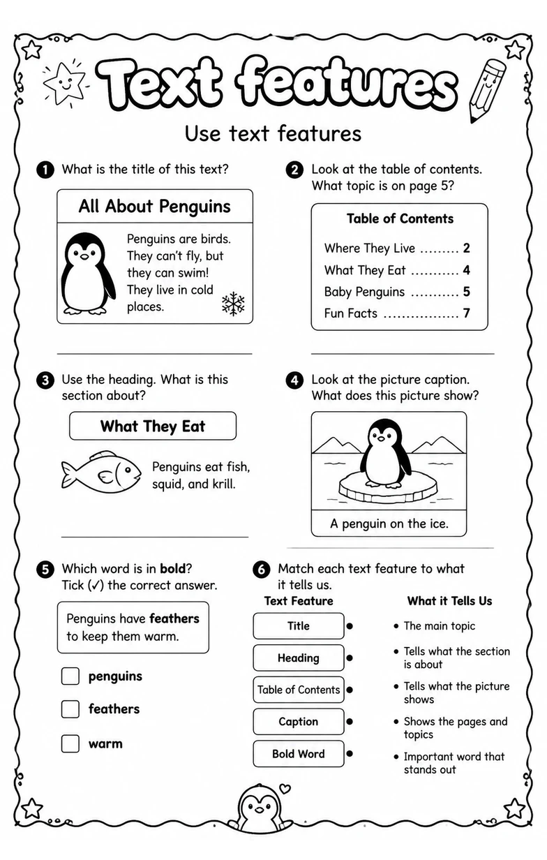 Use text features