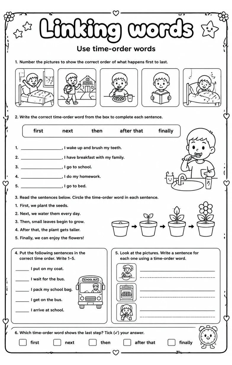 Use time-order words