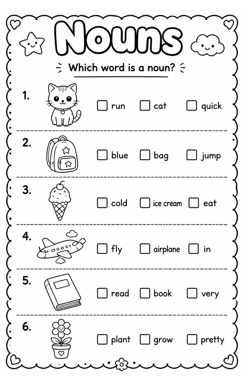 Which word is a noun?