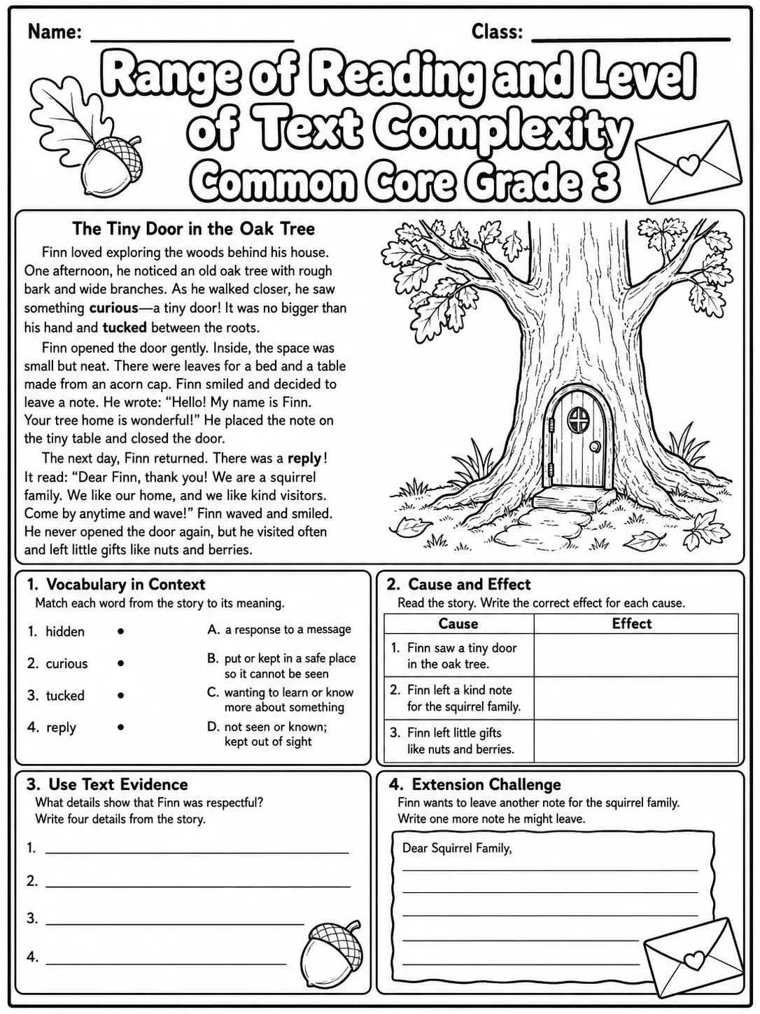 Range of Reading and Level of Text Complexity Common Core Grade 3