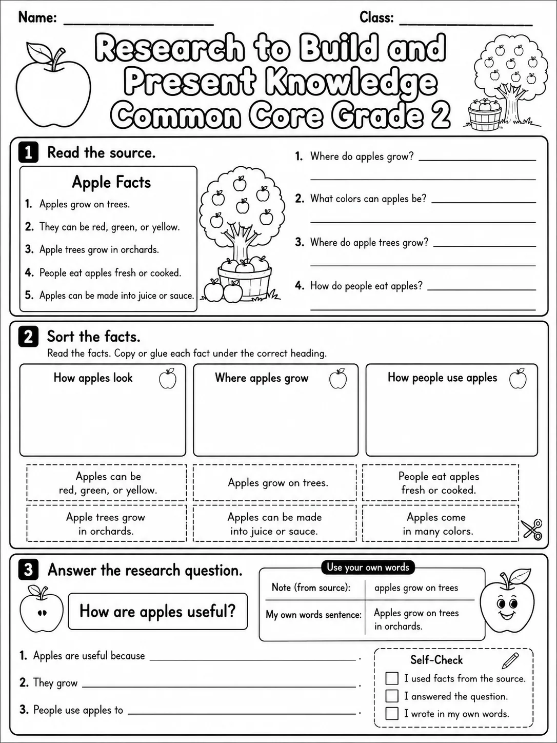 Research to Build and Present Knowledge Common Core Grade 2
