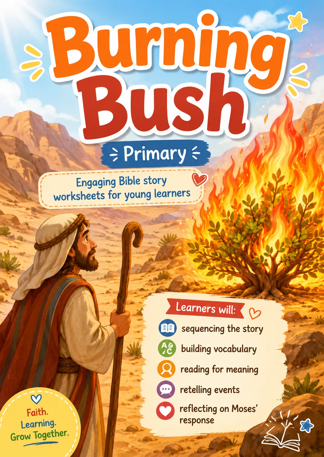 Burning Bush Worksheet Pack