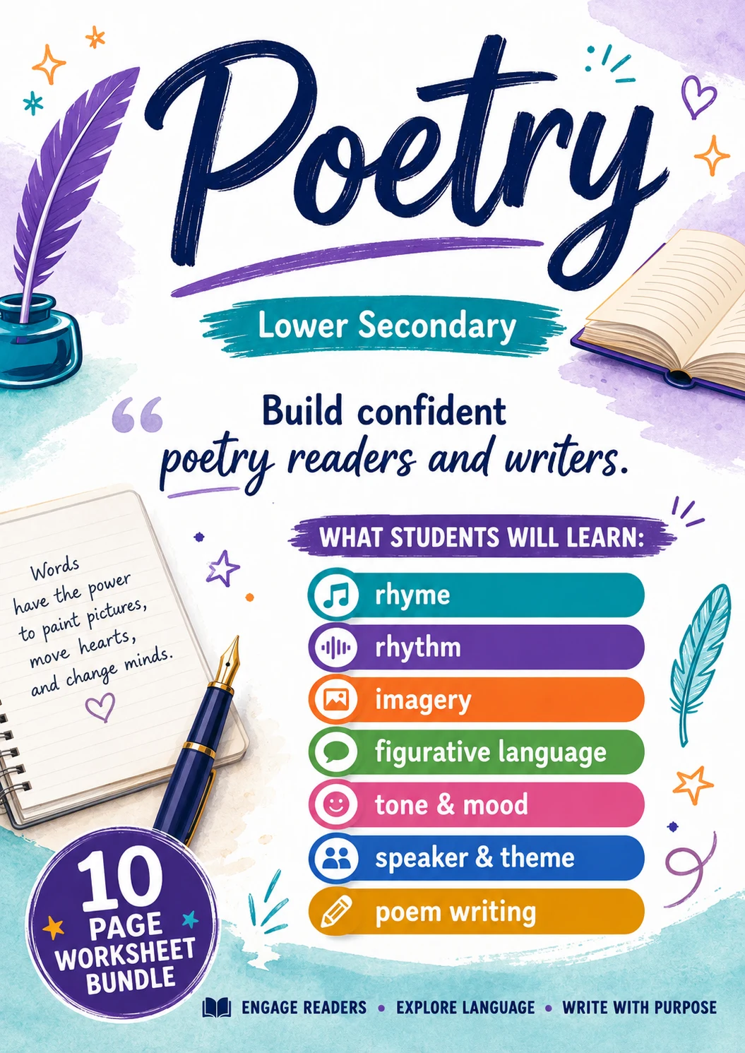 Poetry Worksheet Pack