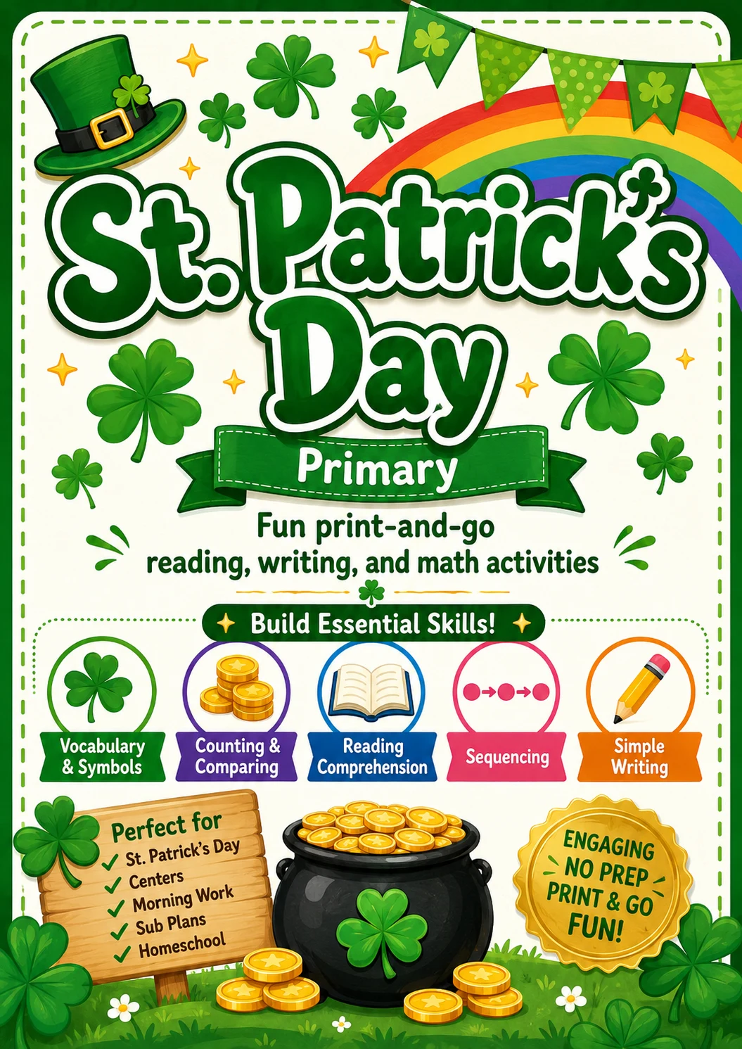 St. Patrick's Day Worksheet Pack