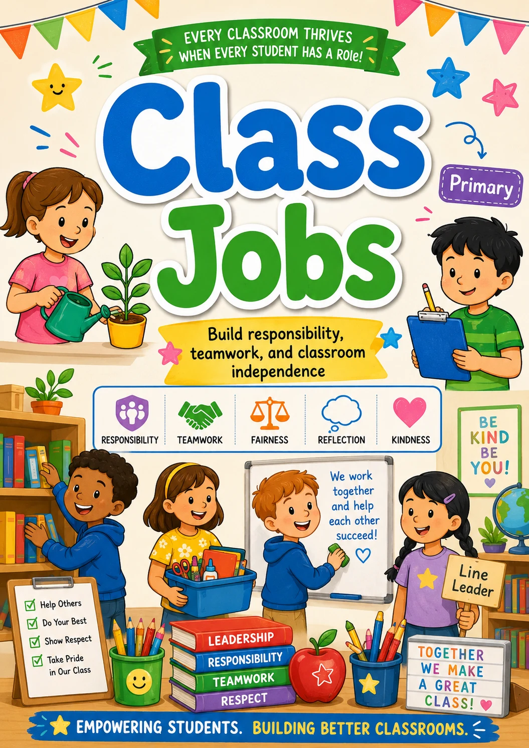 Class Jobs Worksheet Pack