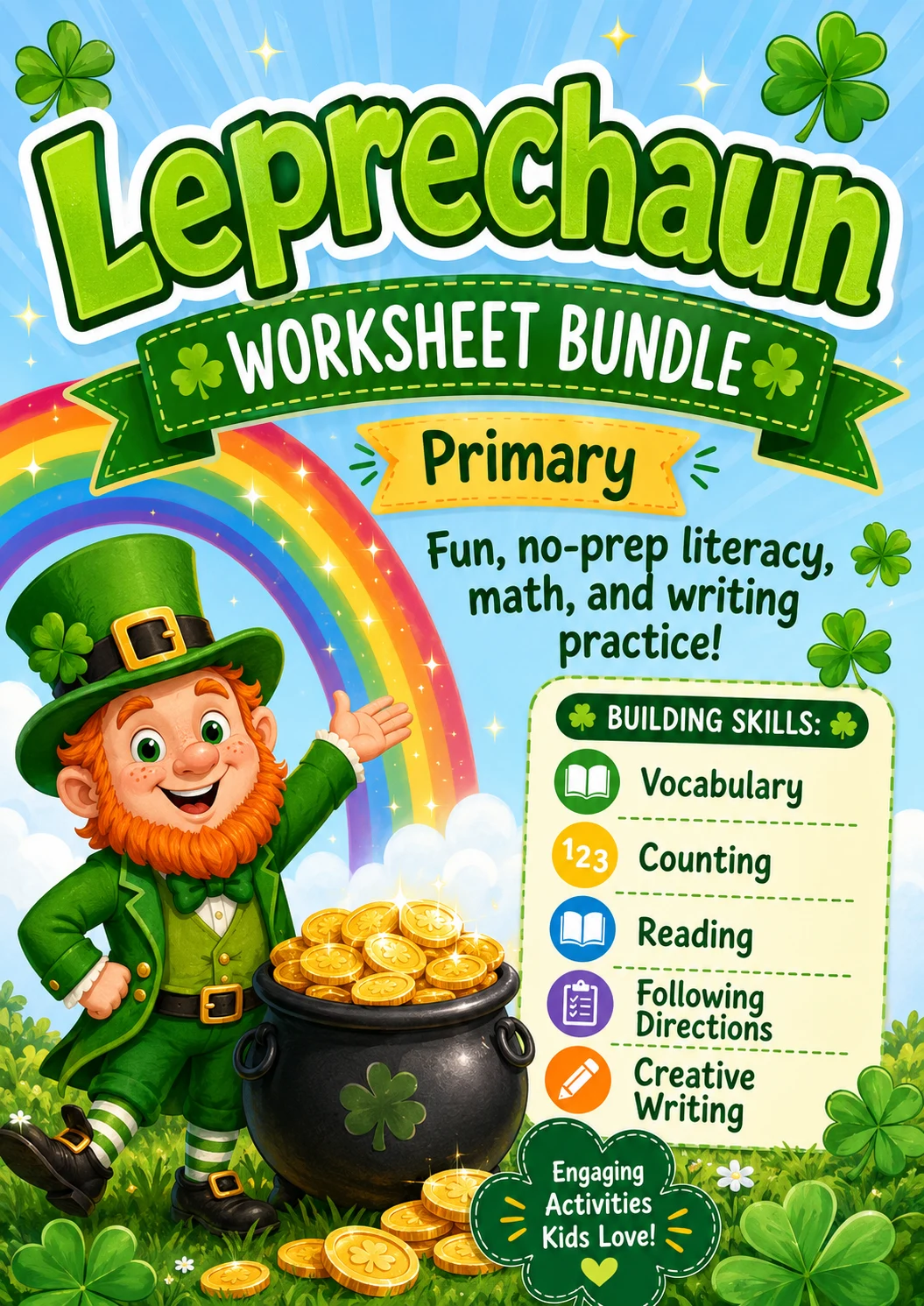 Leprechaun Worksheet Pack