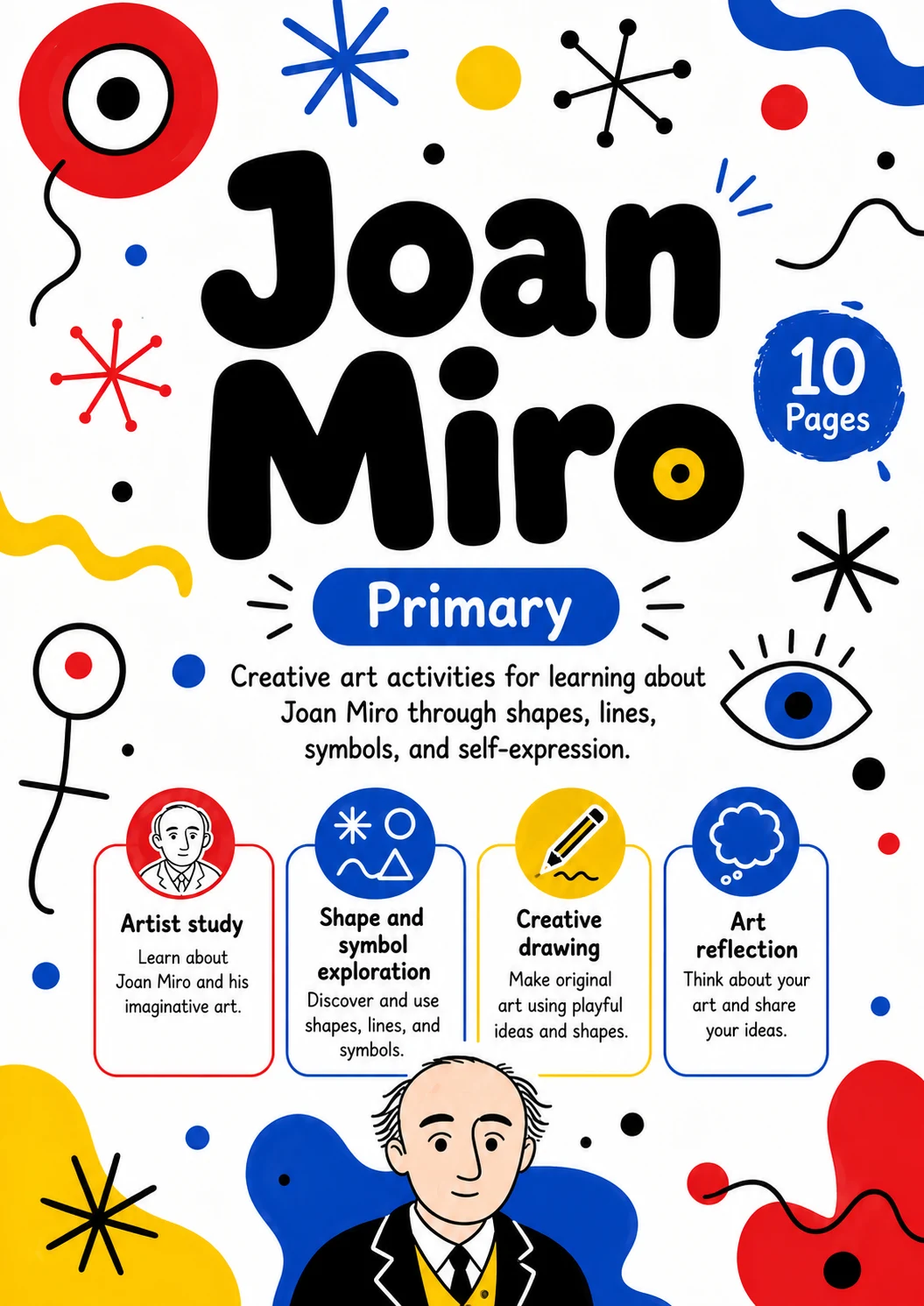 Joan Miro Worksheet Pack