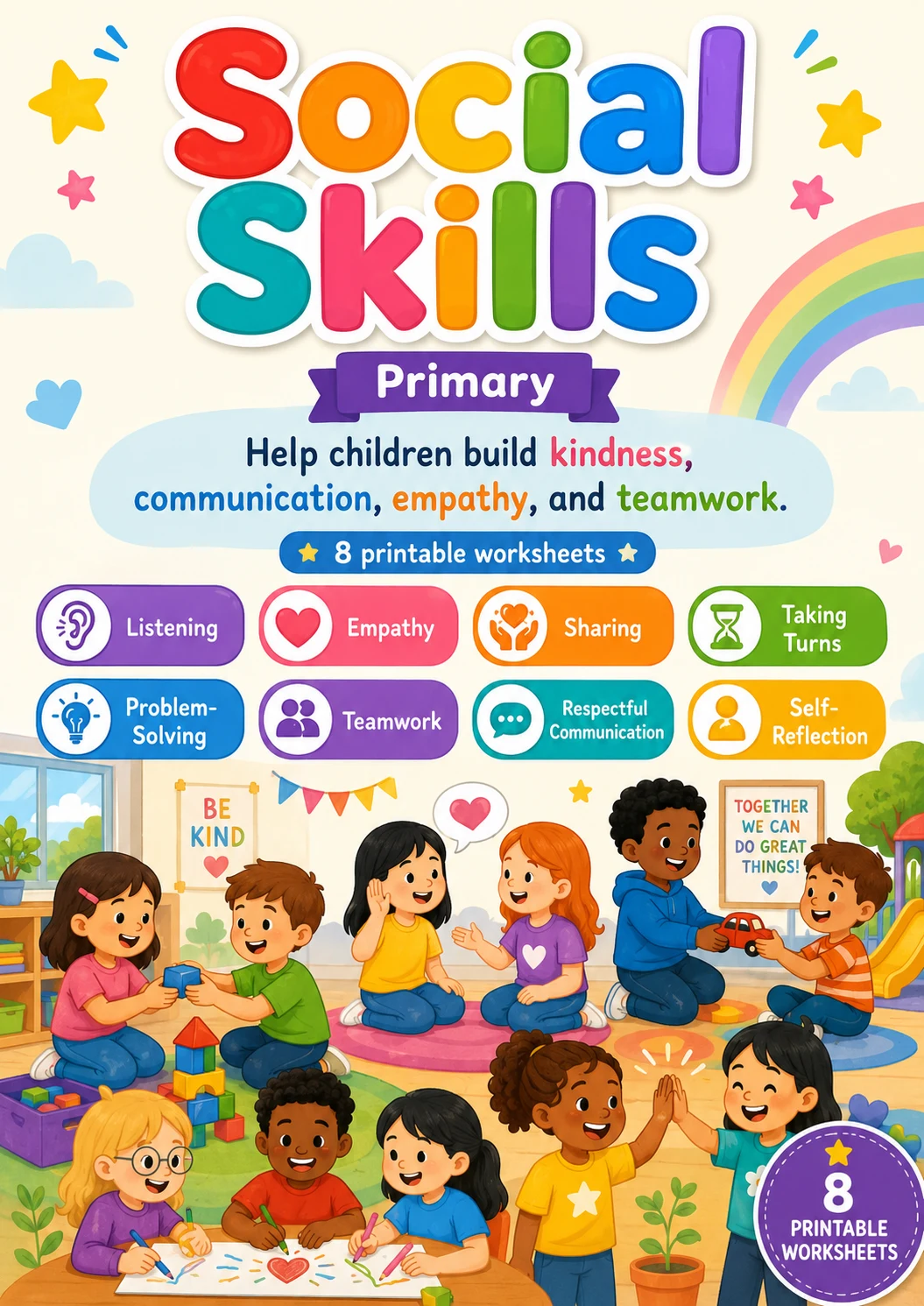 Social Skills Worksheet Pack