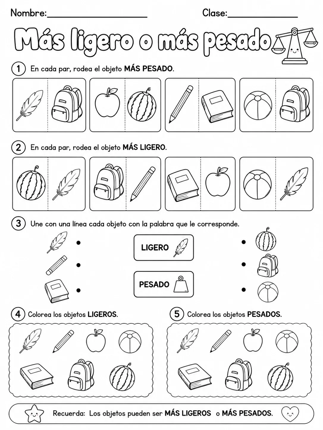 4.º grado - repaso mixto: medidas, problemas matemáticos, formas 2D y ángulos - Paquete de fichas