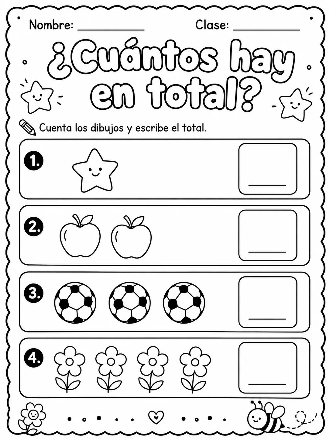 5.º grado - repaso mixto: números y conteo, patrones ABC, datos y gráficas y porcentajes - Paquete de fichas
