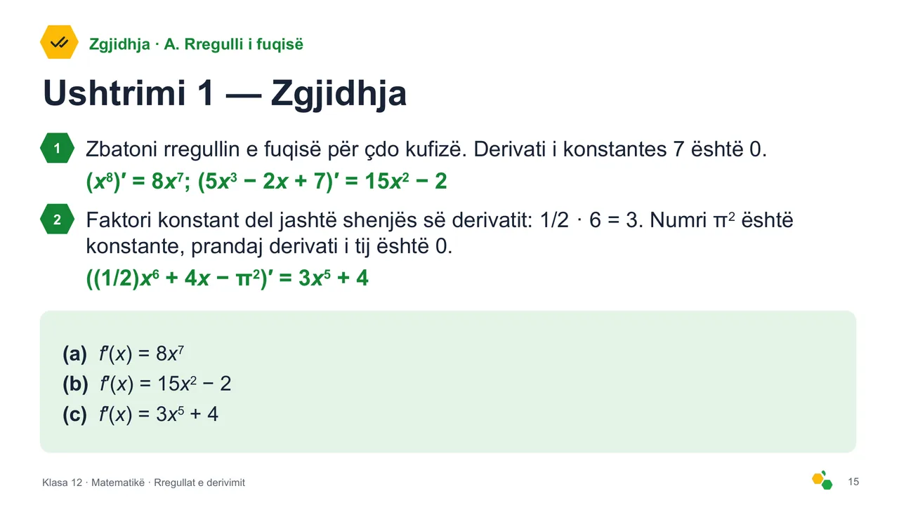 Rregullat e derivimit — Slajdi 17
