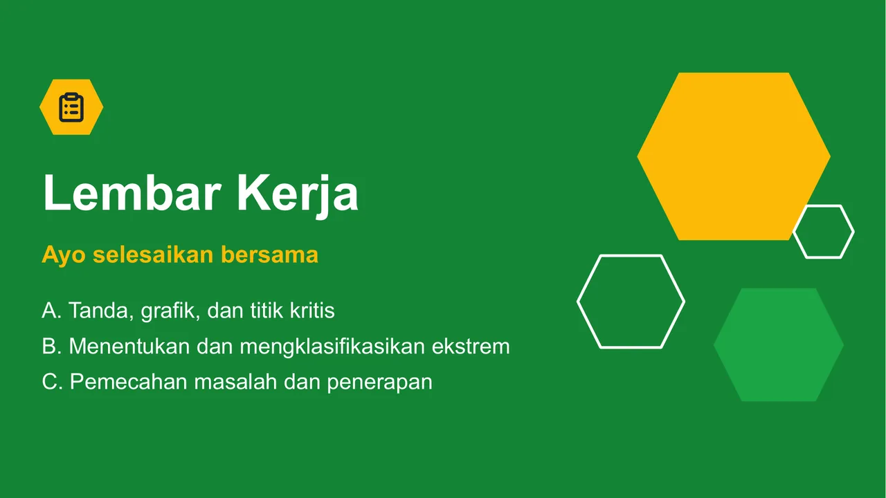 Fungsi Naik, Fungsi Turun, dan Nilai Ekstrem — Slide ke-17