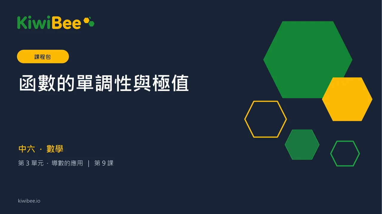函數的單調性與極值