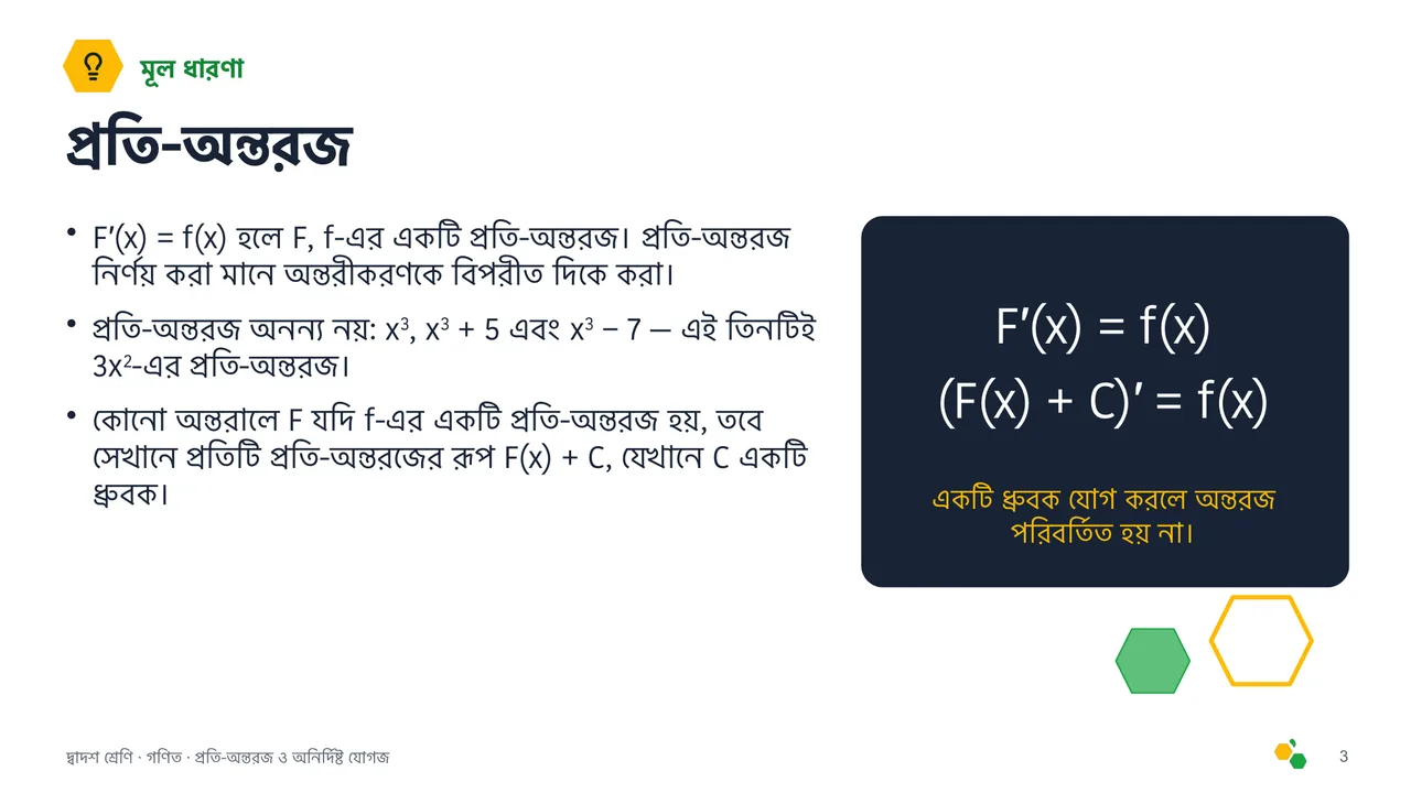 প্রতি-অন্তরজ ও অনির্দিষ্ট যোগজ — স্লাইড 4