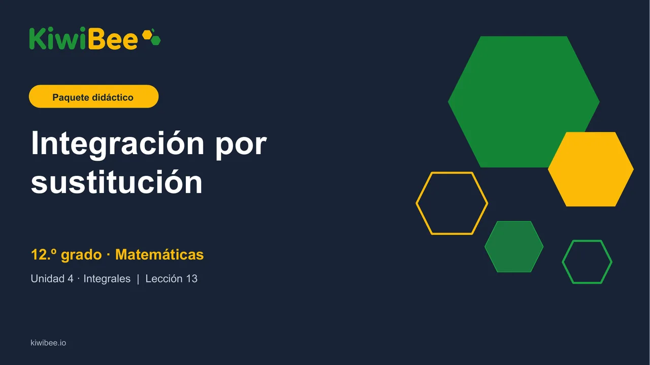 Integración por sustitución