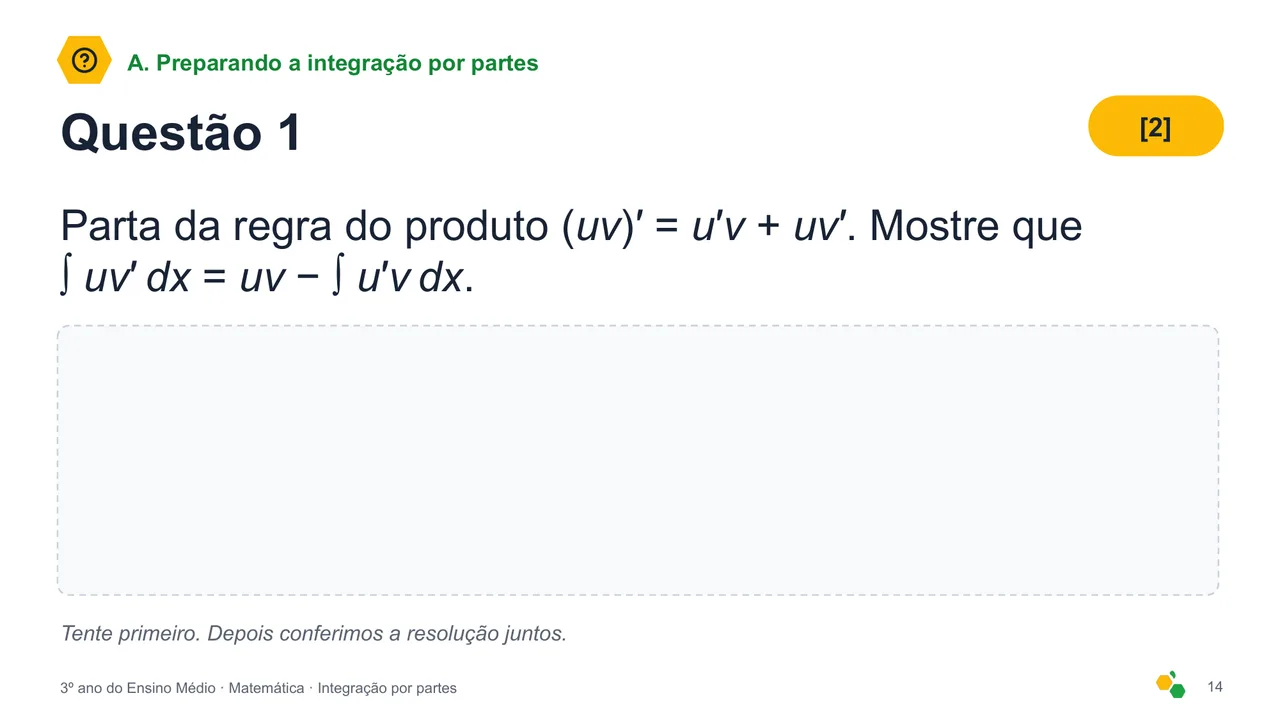 Integração por partes — Slide 16