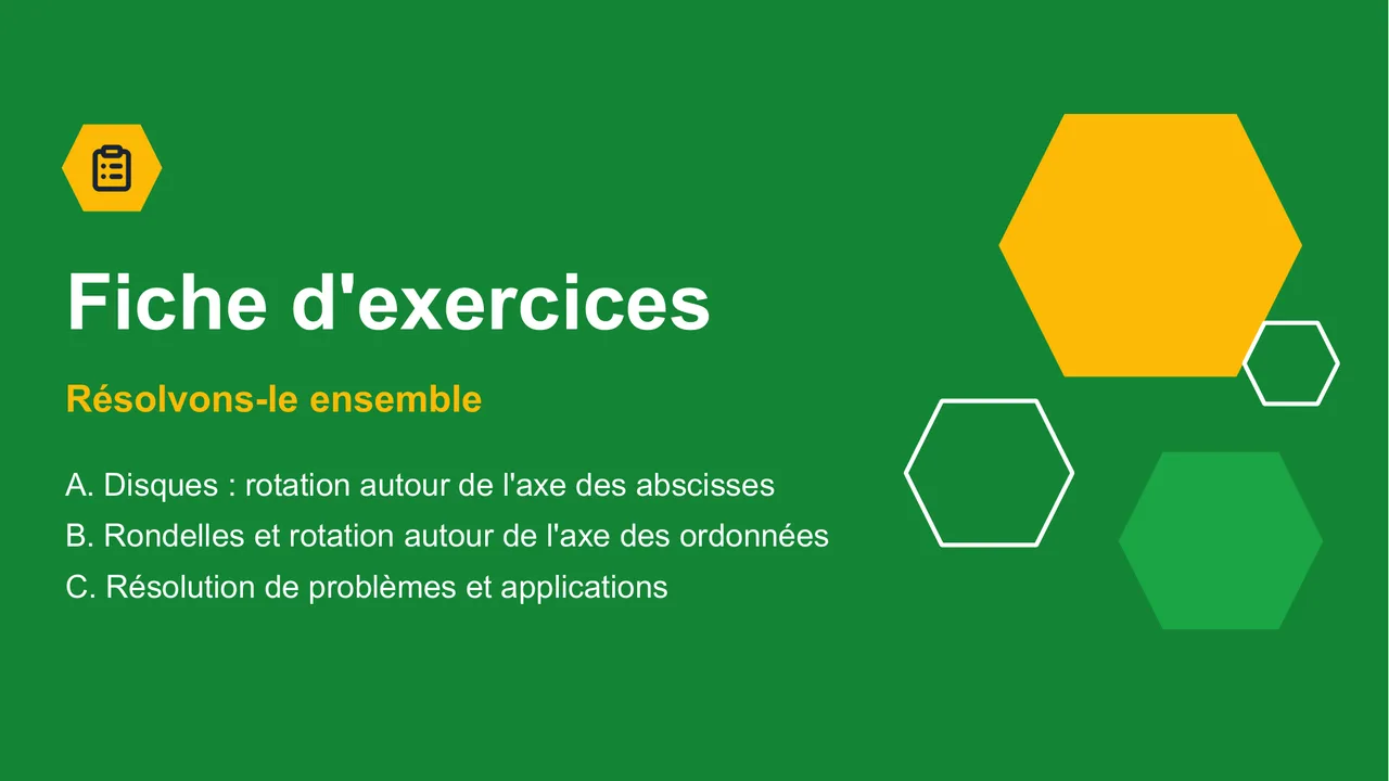 Volumes de solides de révolution — Diapositive 18