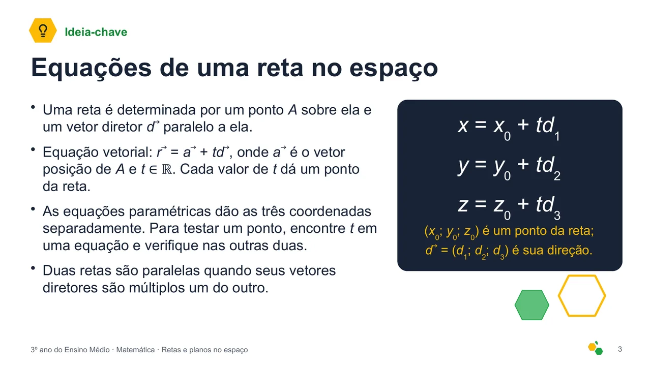 Retas e planos no espaço — Slide 4