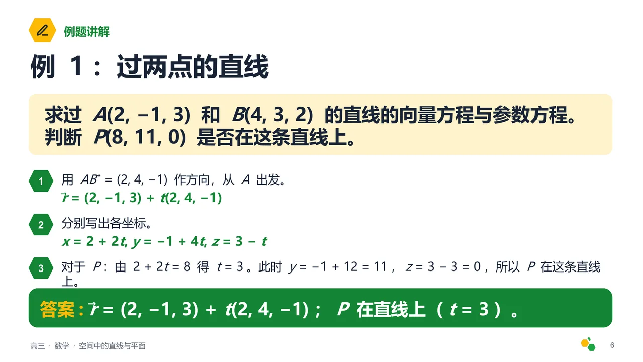 空间中的直线与平面 — 第 7 页幻灯片