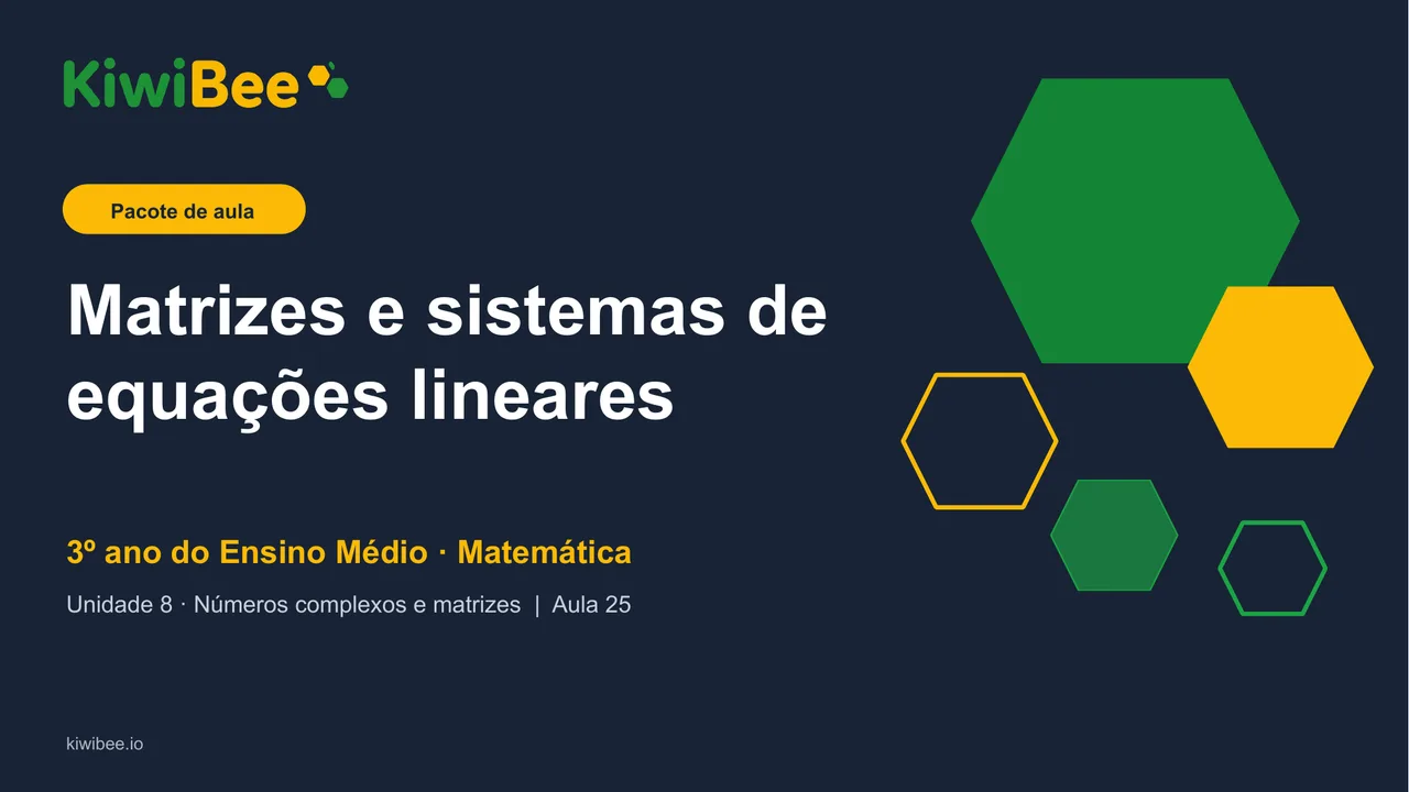 Matrizes e sistemas de equações lineares