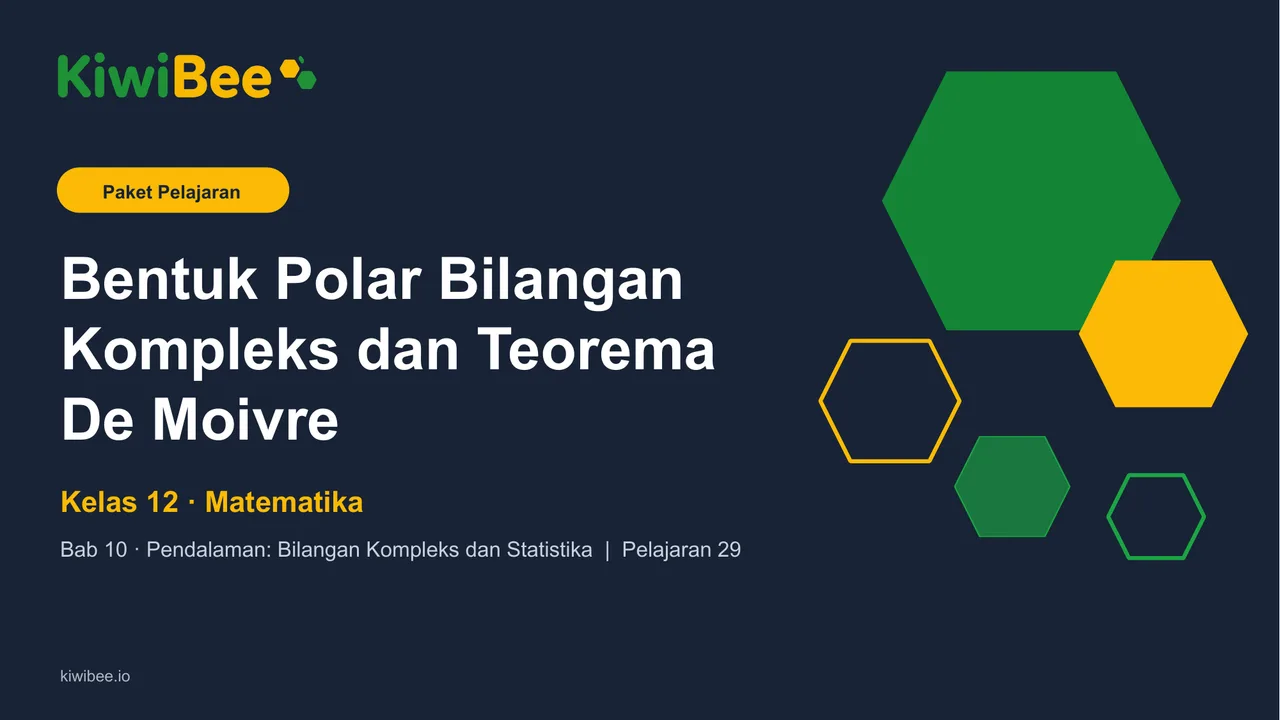 Bentuk Polar Bilangan Kompleks dan Teorema De Moivre