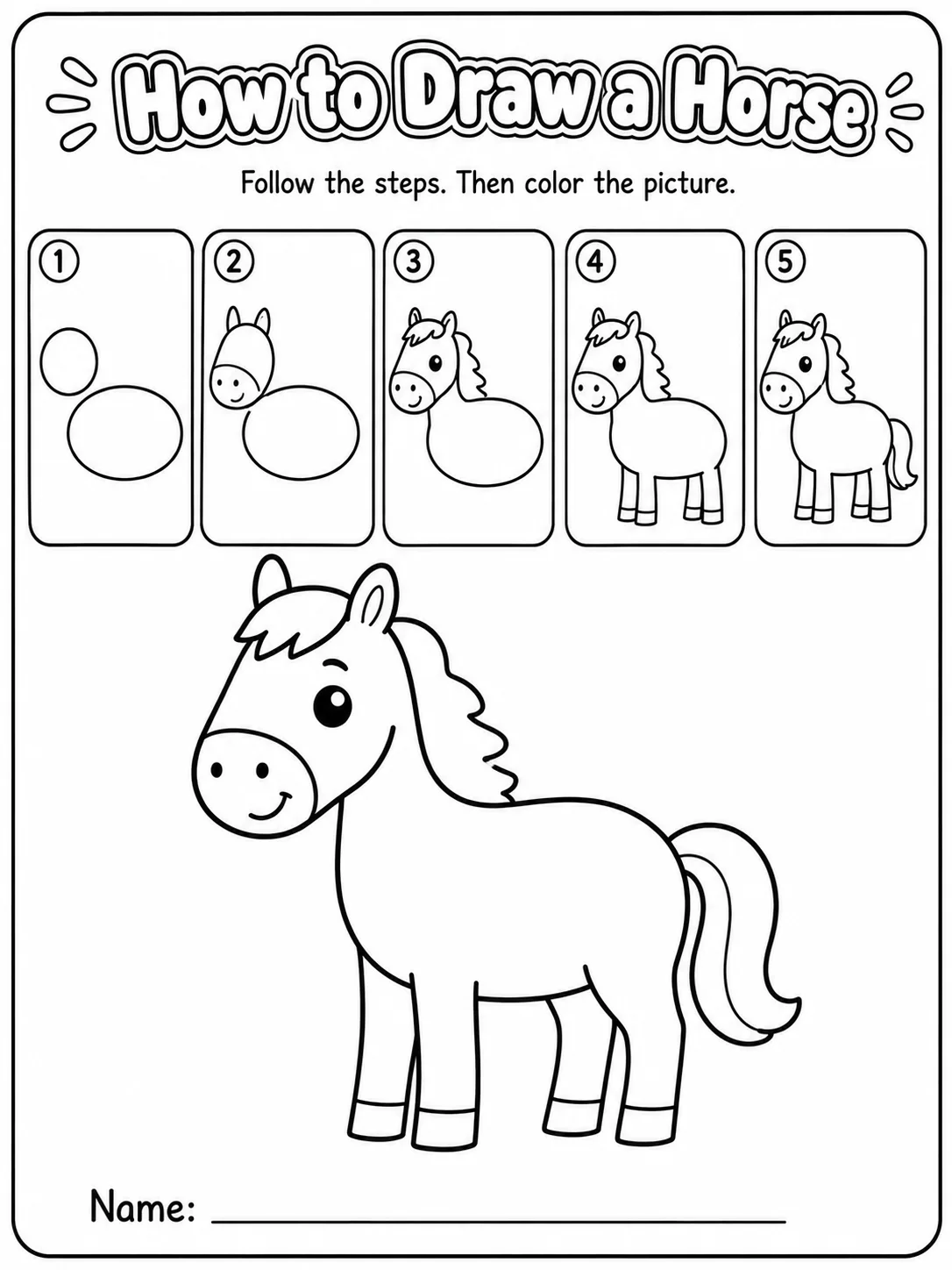 How to Draw a Horse