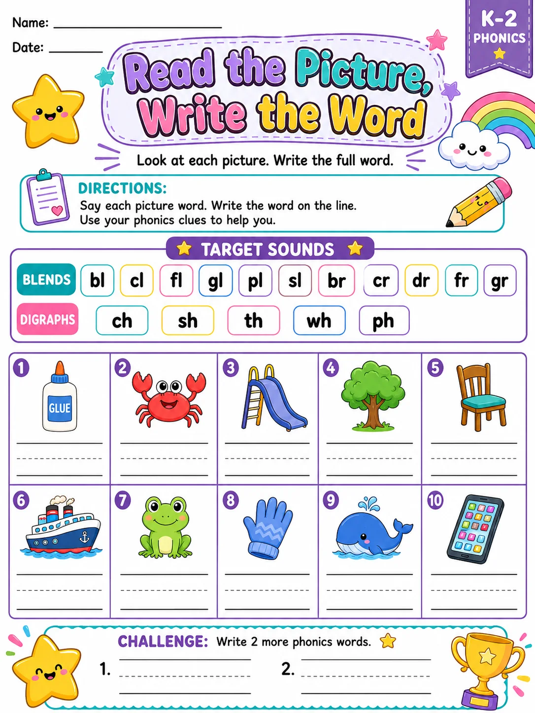 Read the Picture, Write the Word - Set 3