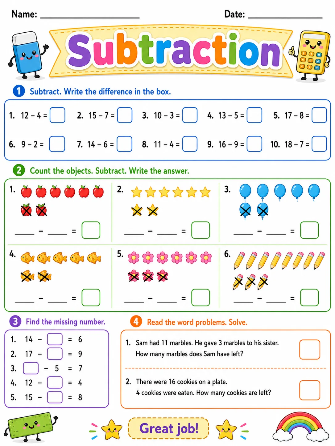 Subtraction