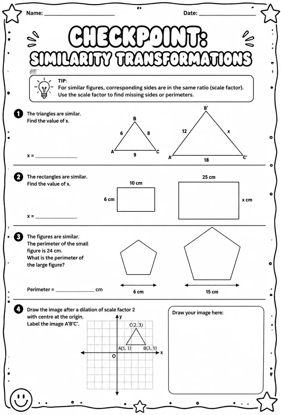 Checkpoint: Similarity transformations