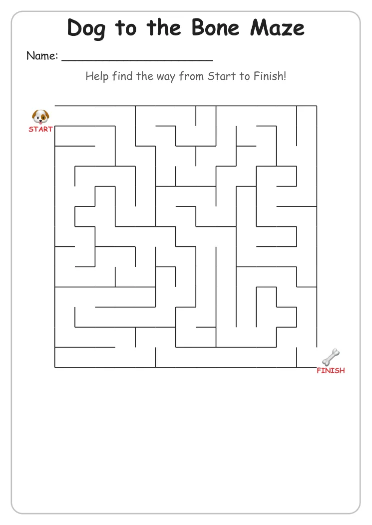 Dog to the Bone Maze (Grade 2)