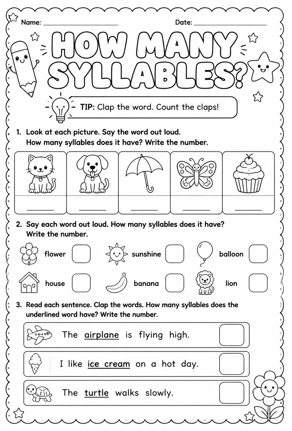 How many syllables does the word have?