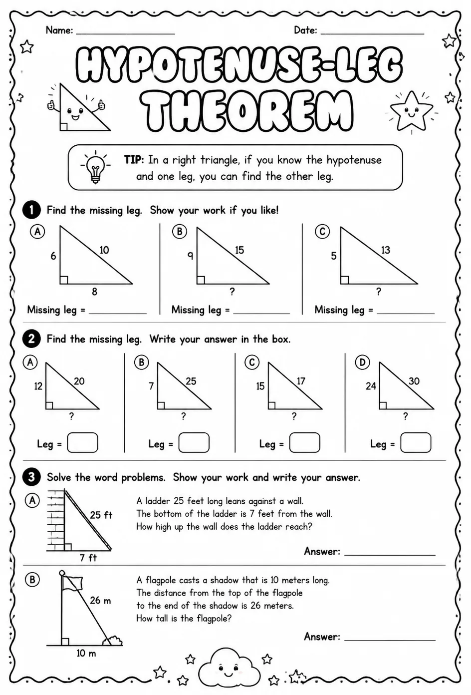 Hypotenuse-Leg Theorem