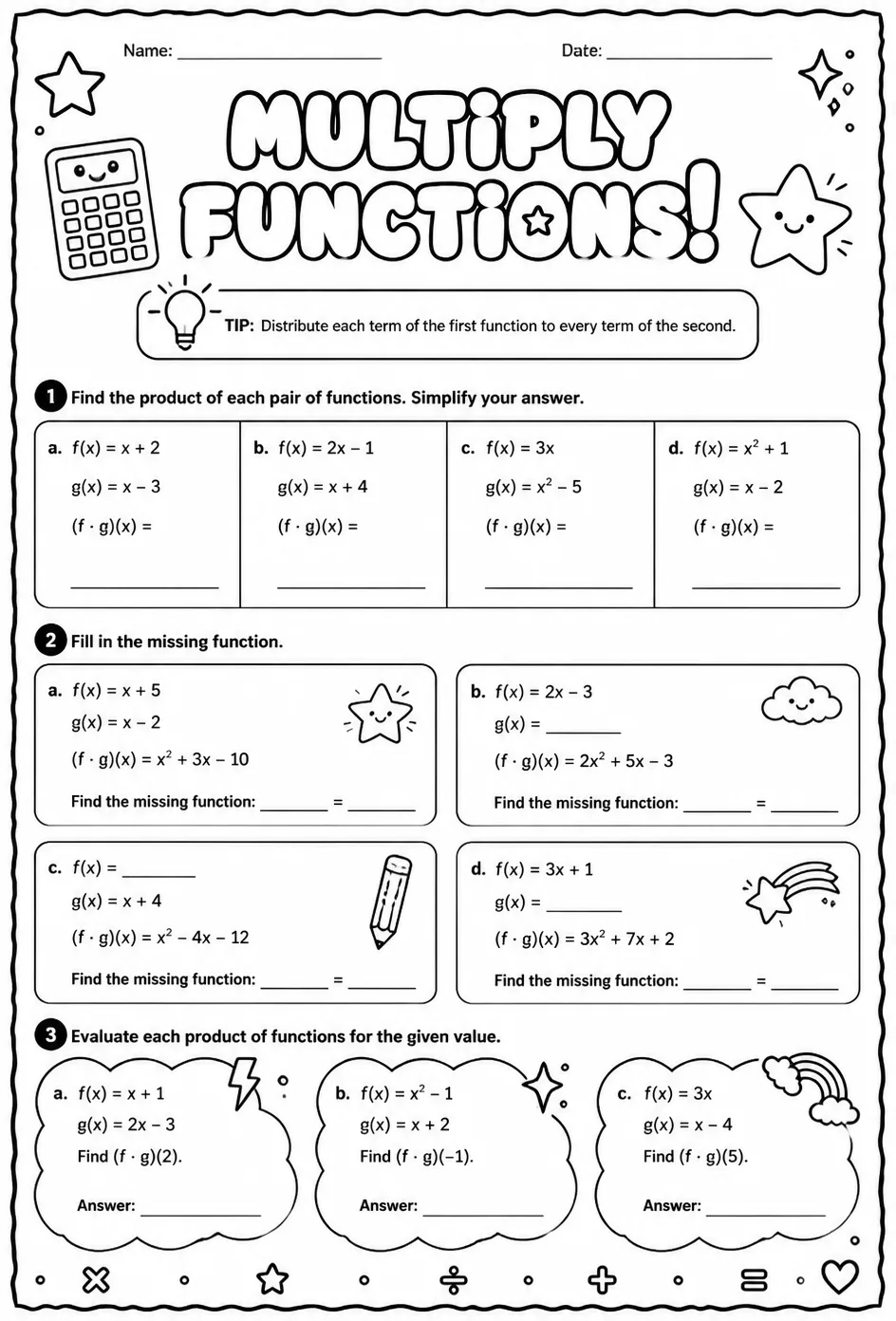 Multiply functions