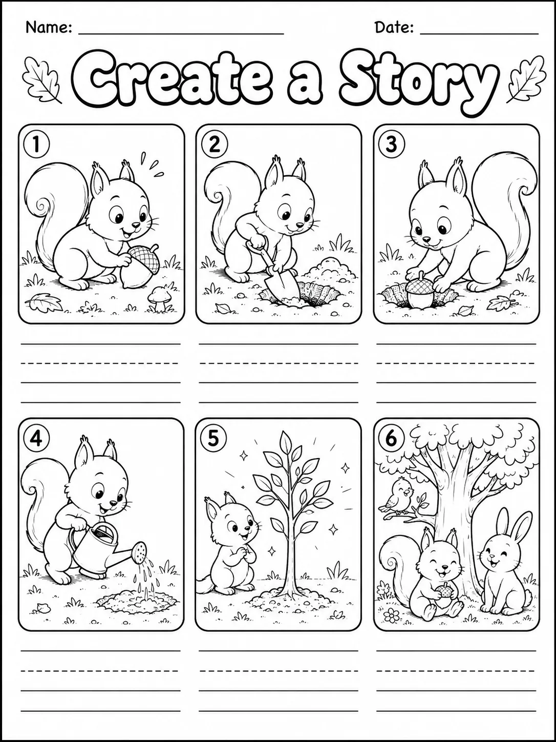 Create a Story 👥 Worksheet Pack - Set 5