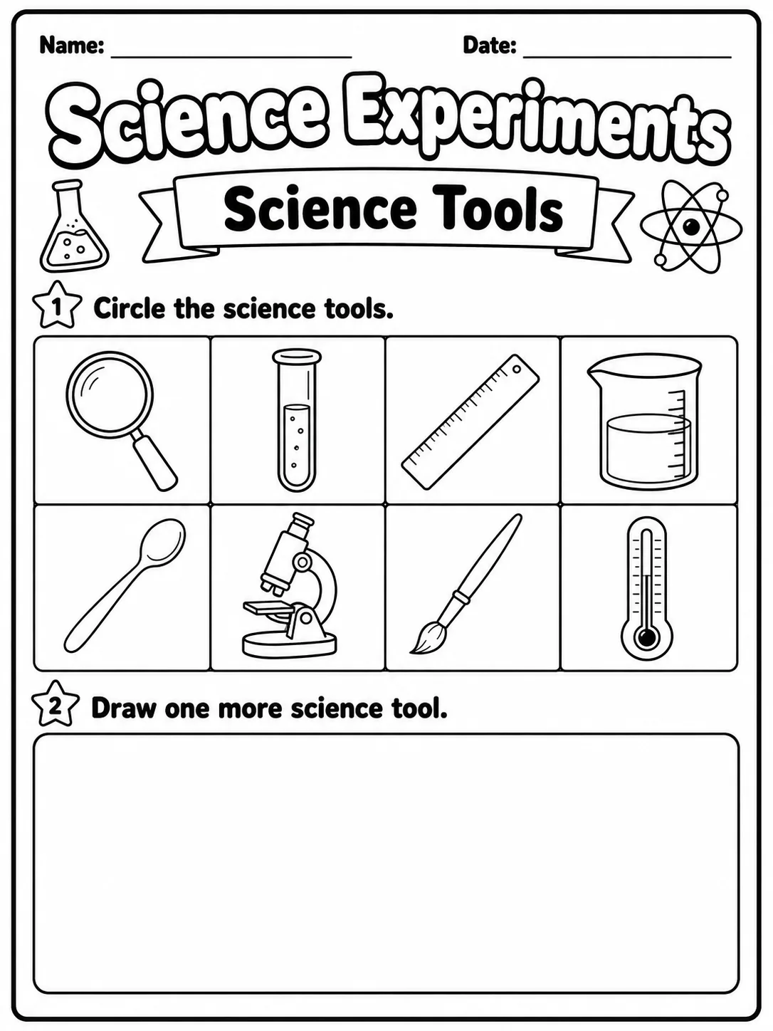 Science Experiments Worksheet Pack - Set 2