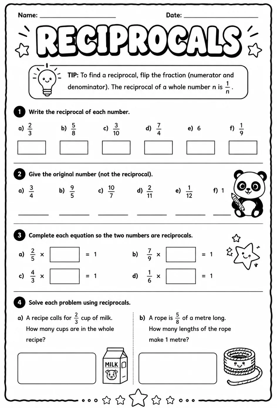 Reciprocals