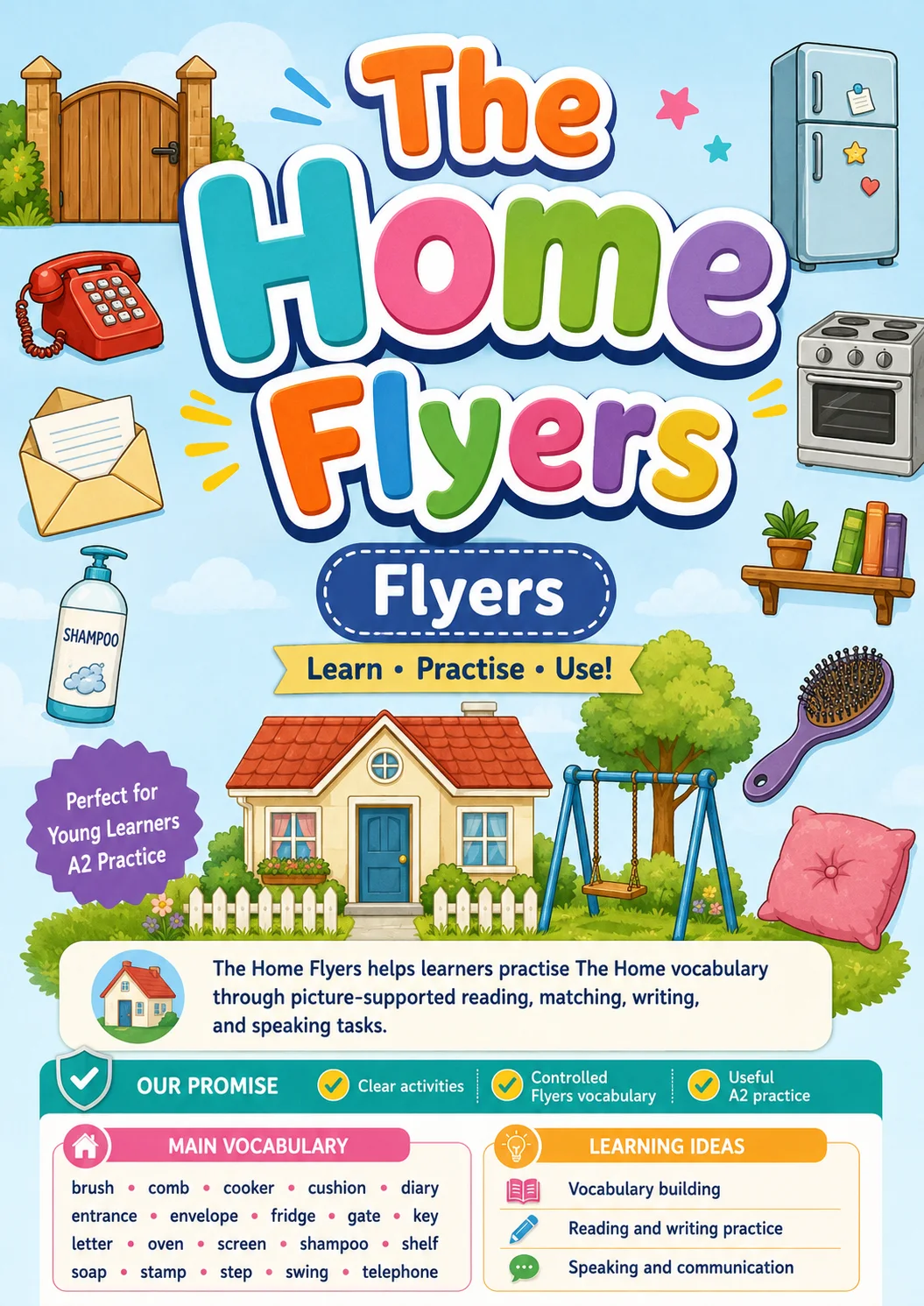 The Home Flyers Vocabulary Worksheet Pack