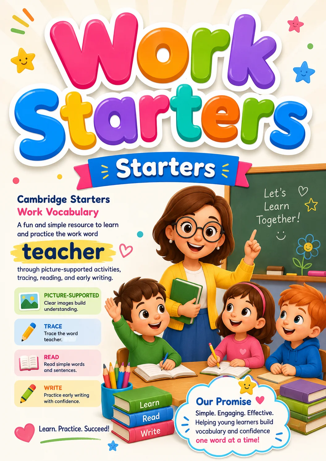 Work Starters Vocabulary Worksheet Pack