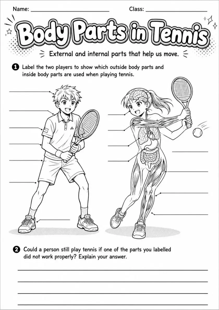 Grade 6 Life Science Worksheets - Pack 1 grade 6 printable PDF preview