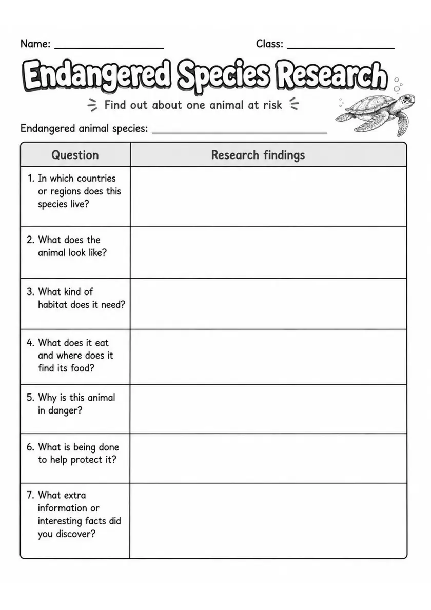 Grade 6 Life Science Worksheets - Pack 3 grade 6 printable PDF preview