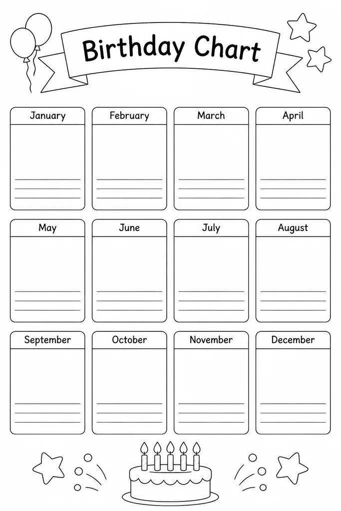 Birthday Chart